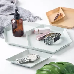 Modernes geometrisches Serviertablett - Nordisches Dekotablett