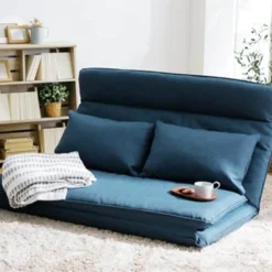 Modernes japanisches Bodensofa ohne Beine – minimalistische Wohnzimmermöbel