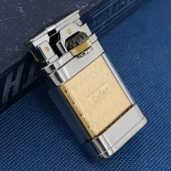 Modernes Jet-Flame-Feuerzeug – Transparentes Tank-Design