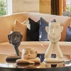 Modernes minimalistisches Blumenvasen-Set – 3-teiliges Dekor
