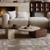 Modernes Travertin-Couchtisch-Set - Oraine Wohnzimmermöbel