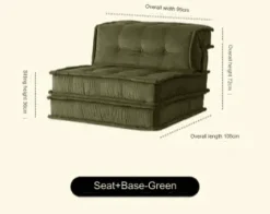 Modular Legless Sofa - Comfortable Lazy Seating Solution