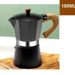 Moka Pot Espressomaschine – Herdplatten-Kaffeemaschine für 36 Tassen, für Cappuccino und Latte