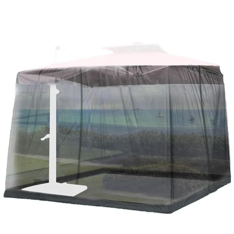 Moskitonetz für Terrassenschirme – Insektenschutz für den Außenbereich