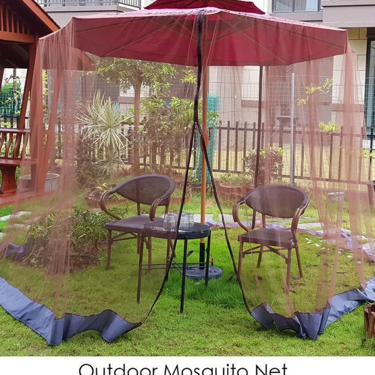 Moskitonetz für Terrassenschirme – Insektenschutz für den Außenbereich
