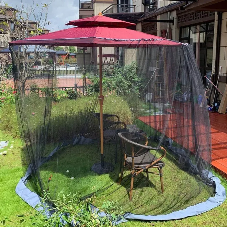 Moskitonetz für Terrassenschirme – Insektenschutz für den Außenbereich