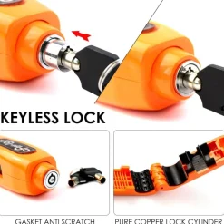 Motorrad-Bremsgriffschloss - Sicherheitsschloss für die Sicherheit Ihres Motorrads