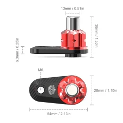 Motorrad-Bremsschloss - Sicherheits-Lenker-Parkschloss