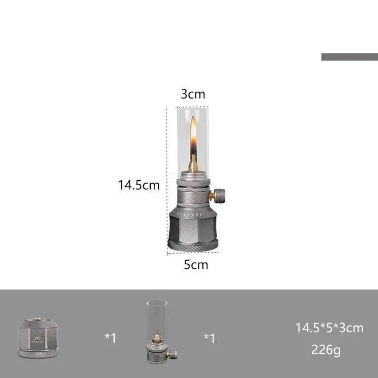 Mountain Peak Campinglampe - Tragbares Außenlicht
