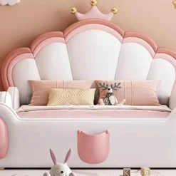 Märchenprinzessin Kinderbett aus Holz – Magisches Spielbettgestell