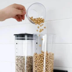 Müslispender zur Wandmontage - Klarer Vorratsbehälter