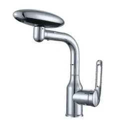 Multifunctional Nordic Basin Faucet - Rotating Waterfall Design