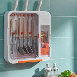 Multifunktionale Besteck-Wandaufbewahrungsbox - Küchen-Organizer
