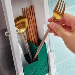 Multifunktionale Besteck-Wandaufbewahrungsbox - Küchen-Organizer