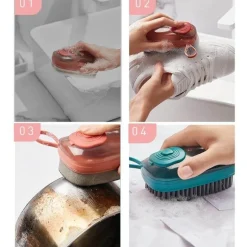 Multifunktionale Flüssigkeitsspenderbürste – Küchenwerkzeug für einfache Reinigung