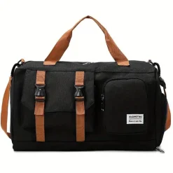 Multifunktionale große Crossbody-Reisetasche mit Schuhfach