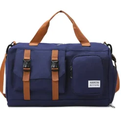 Multifunktionale große Crossbody-Reisetasche mit Schuhfach