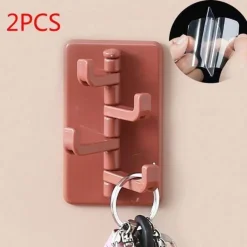 Multifunktionale Wandhaken - 2 Stück intelligente Papierhalterhaken