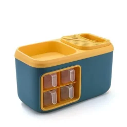 Multifunktionaler Aufbewahrungs-Organizer für die Küche – Besteck- und Getreidehalter