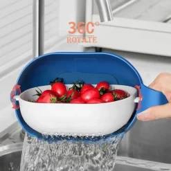 Multifunktionaler Gemüseschneider mit Sieb – schnelles Küchenwerkzeug