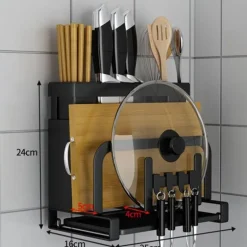 Multifunktionaler Küchen-Organizer – Halter für Kochutensilien