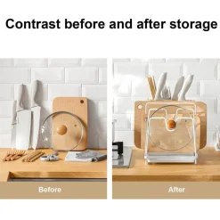 Multifunktionaler Küchenutensilienhalter – platzsparender Aufbewahrungs-Organizer