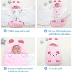 Multifunktionaler Schlafsack - Bedtime Bear Design