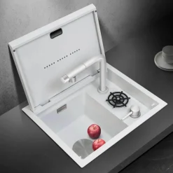 Multifunktionaler Tassenspüler – Moderner, versteckter Spülbeckenreiniger