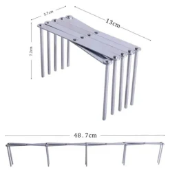Multifunktionaler, verstellbarer Dampfgarer, Geschirrtrocknerhalter – Küchentopfständer