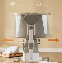 Multifunktionales Babybett mit intelligenter Fernbedienung am Bett