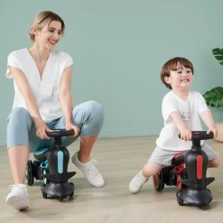 Multifunktionales 4-in-1-Kinderwagen-Dreirad