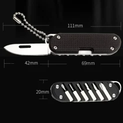 Multifunktionales Mini-Schraubendreher-Schlüsselanhänger-Werkzeug