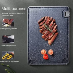 Multifunktionales Schneidebrett mit Spitzer - Küchenwerkzeug