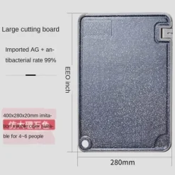 Multifunktionales Schneidebrett mit Spitzer - Küchenwerkzeug