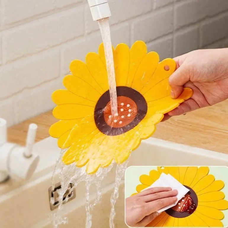 Multifunktionales Sonnenblumen-Tischset – Untersetzer-Dekor