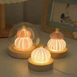 Muschelpilz-Nachtlampe – Ambientebeleuchtung für Zuhause