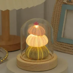 Muschelpilz-Nachtlampe – Ambientebeleuchtung für Zuhause