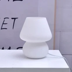 Mushroom Glass Table Lamp - Unique Home Decor Lighting