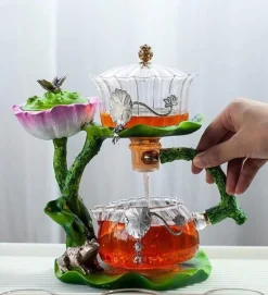 Mystic Lotus Räucher-Teekanne – Aromatisches Duftdekor für Zuhause