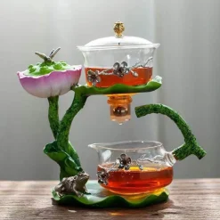 Mystic Lotus Räucher-Teekanne – Aromatisches Duftdekor für Zuhause