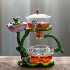 Mystic Lotus Räucher-Teekanne – Aromatisches Duftdekor für Zuhause