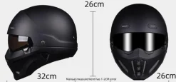 Mystic Rider Integralhelm – Abnehmbarer Motorradhelm