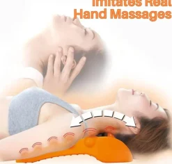 Nackenmassagegerät für die Halswirbelsäule – Eingebaute Druckpunkte zur Linderung