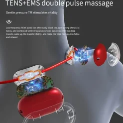 Nackenmassagegerät für die Halswirbelsäule – Tragbares Gerät zur Entlastung von Schultern und Wirbelsäule