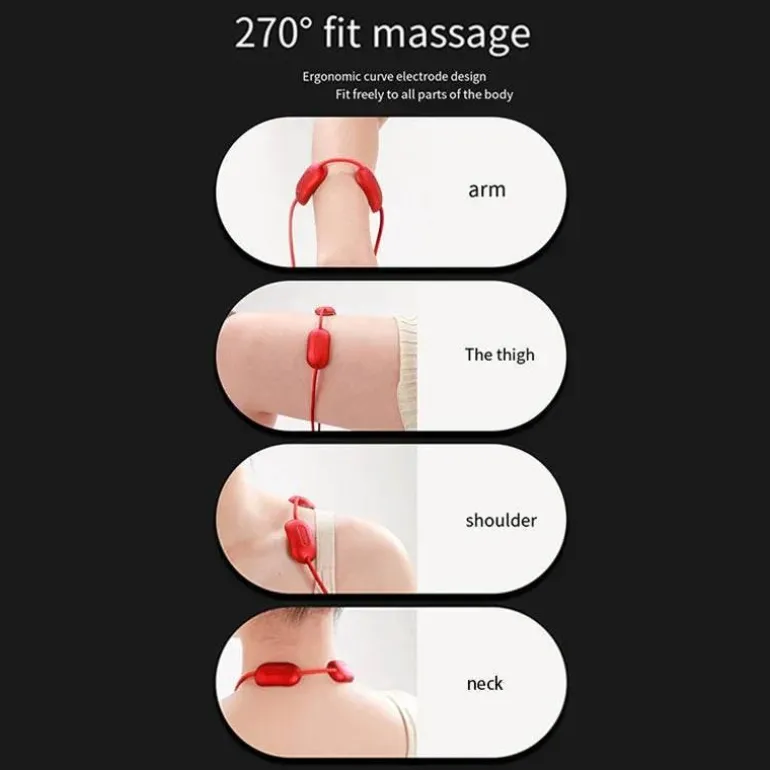 Nackenmassagegerät für die Halswirbelsäule – Tragbares Gerät zur Entlastung von Schultern und Wirbelsäule