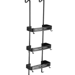 Nagelfreies, doppellagiges Dusch-Organizer-Regal – elegante Aufbewahrungslösung