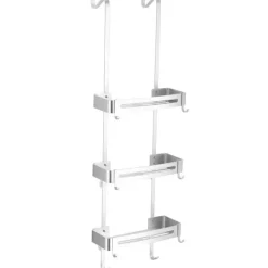 Nagelfreies, doppellagiges Dusch-Organizer-Regal – elegante Aufbewahrungslösung