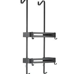 Nagelfreies, doppellagiges Dusch-Organizer-Regal – elegante Aufbewahrungslösung