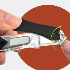 Nagelknipser aus Edelstahl mit rotierendem Kopf – ergonomisches Nagelpflegewerkzeug