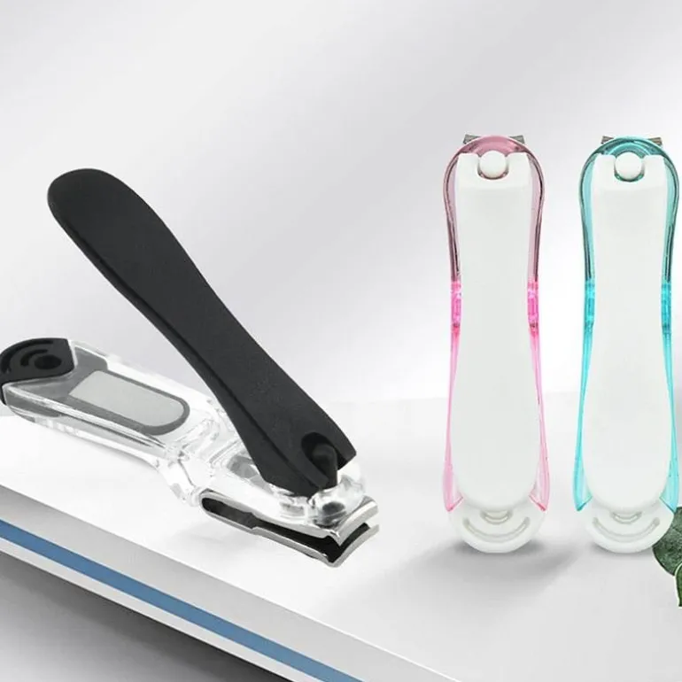 Nagelknipser aus Edelstahl mit rotierendem Kopf – ergonomisches Nagelpflegewerkzeug
